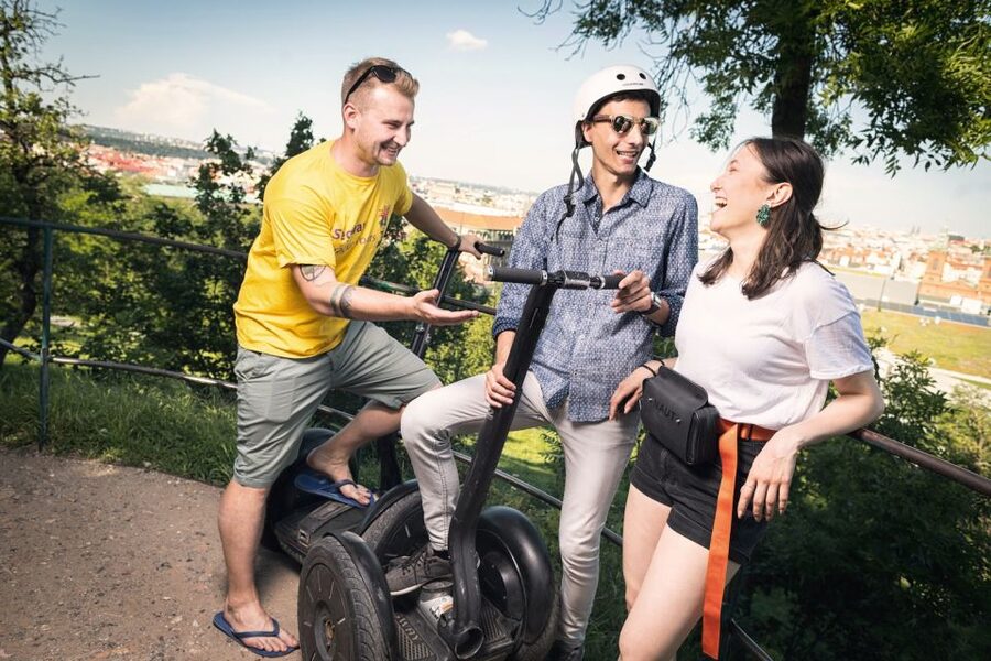Prague: Segway Tour + Taxi Transfer & Monasteries mini-group - Glide through parks and Prague 6 neighborhoods without the tourist noise
