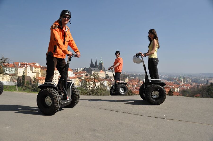 Prague: Shared Group/Private Segway Tour with Hotel Transfer - Strahov Stadium: Panoramas, Training, and a Clean Start