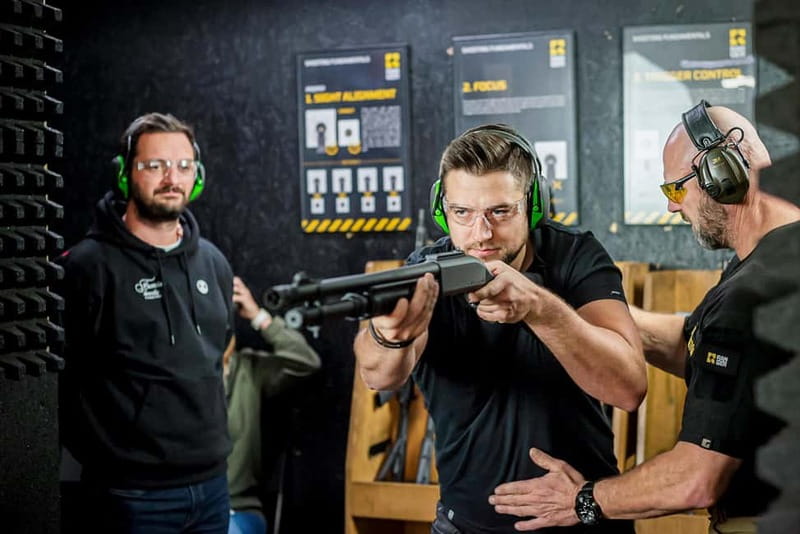 Prague: Shooting Range Experience with up to 10 Guns - The safety briefing is not theater, it is the whole point