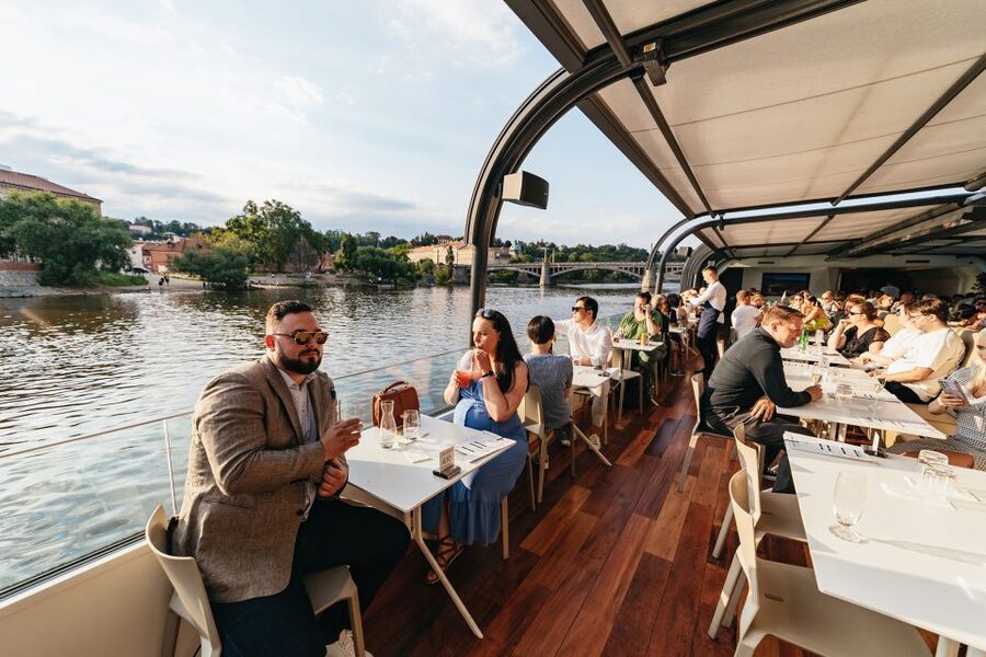 Prague: Sightseeing Dinner Cruise on Open-Top Glass Boat - Price, small downsides, and how to choose your best seating
