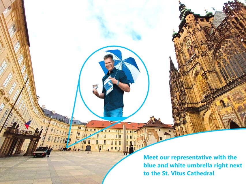 Prague: Skip-the-line Castle Ticket and Optional AudioGuide - Meeting Point at St. Vitus Cathedral, Then a Map and 20-Minute Start