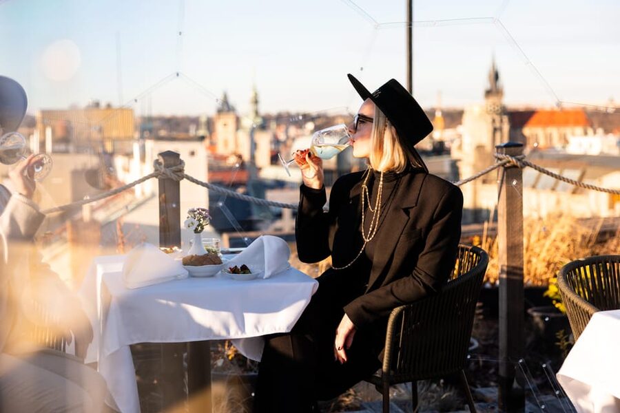 Prague: Sky Bar Aperitivo Menu with Drink & Panoramic Views - Price and value: what $19 gets you, and why the 2-hour option costs more