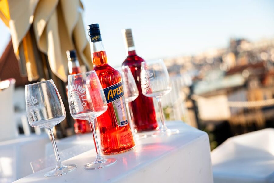 Prague: Sky Bar Aperitivo Menu with Drink & Panoramic Views - Choosing your aperitivo menu: meat, vegetarian, and four different moods