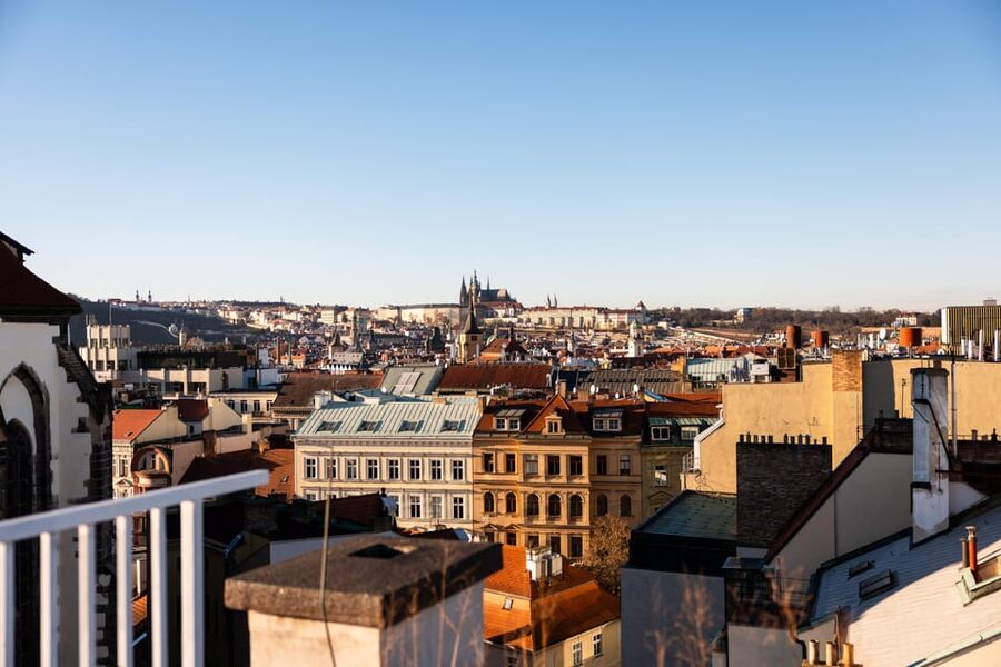 Prague: Sky Bar Aperitivo Menu with Drink & Panoramic Views - 1 hour or 2 hours: when unlimited Italian wine is actually worth it