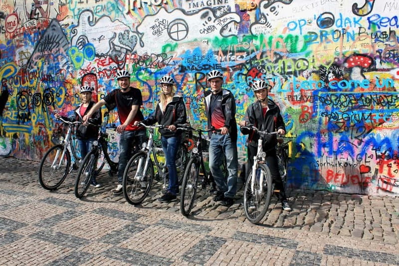 Prague: Small Group or Private Bike City Tour - The route you will ride, from Stvanice to the Castle viewpoints