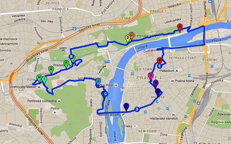 Prague: Stunning Viewpoints, Castle, City & Park Bike Tour - What to watch for: hills, cobblestones, and matching bike types