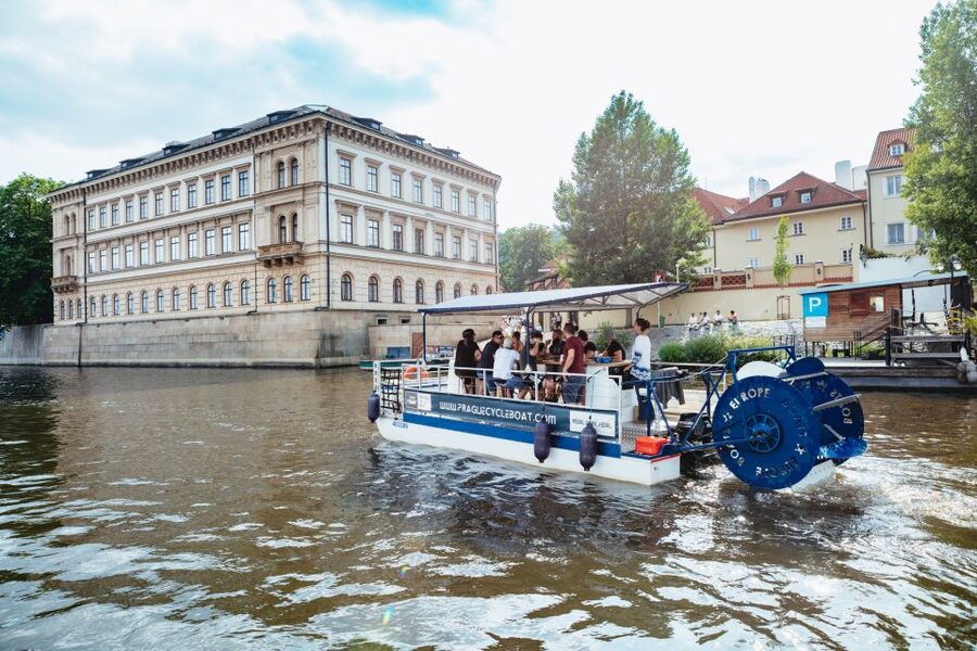 Prague: Swimming Beer Bike on A Cycle Boat - Price and value: $518 per group up to 11