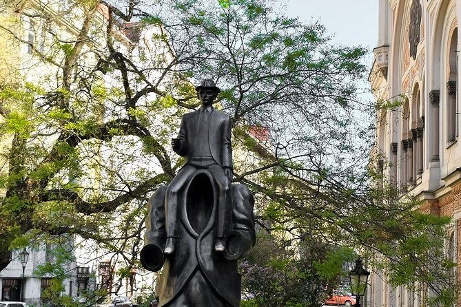 Prague Through the Eyes of Franz Kafka 150 minutes Tour - Where to meet: Get Prague Guide and the blue-and-white umbrella