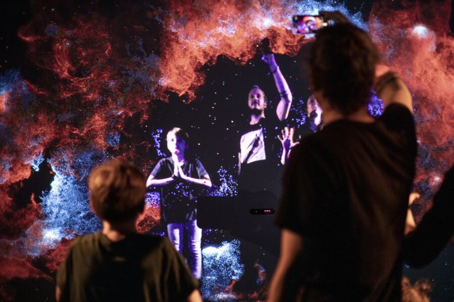 Prague: Ticket to Audiovisual Light Art at Lumia Gallery - The rooms and scenes: Mars, oceans, spacewalks, and more