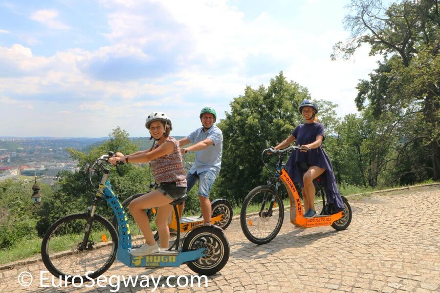 Prague: Tour by Electric Scooter or Cruiser eBike - Prague Castle complex and the loop that makes the biggest sights manageable
