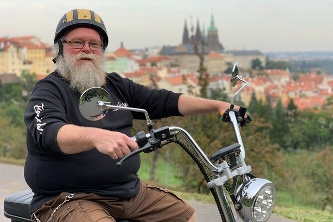 Prague Trike & e-Scooter Tour: Castle Viewpoints & Charles Bridge - Lennonova zed to Charles Bridge, fastest way to get your bearings
