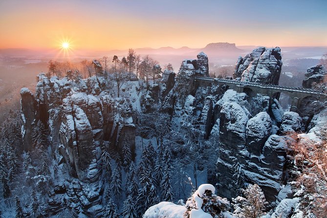 Pravcicka Gate & Bastei Bridge Winter National Park Tour from Prague - A winter day that starts with Prague, then climbs into real scenery