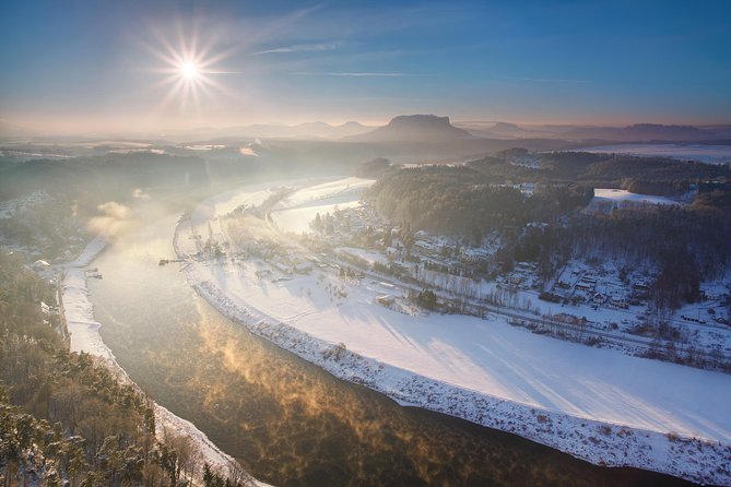 Pravcicka Gate & Bastei Bridge Winter National Park Tour from Prague - Sokolí hnízdo viewpoints: more winter wonder, more walking rewards