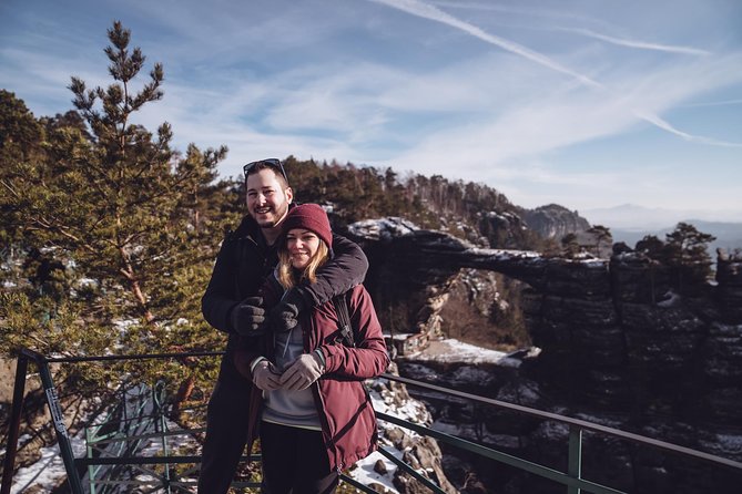 Pravcicka Gate & Bastei Bridge Winter National Park Tour from Prague - Prague driving route: Decín and Bad Schandau add flavor before the hiking begins