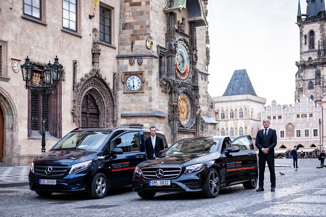 Private Arrival Transfer: Prague Airport - Timing Beats Taxi Lines: Flight Tracking and Return Pickup at 3.5 Hours