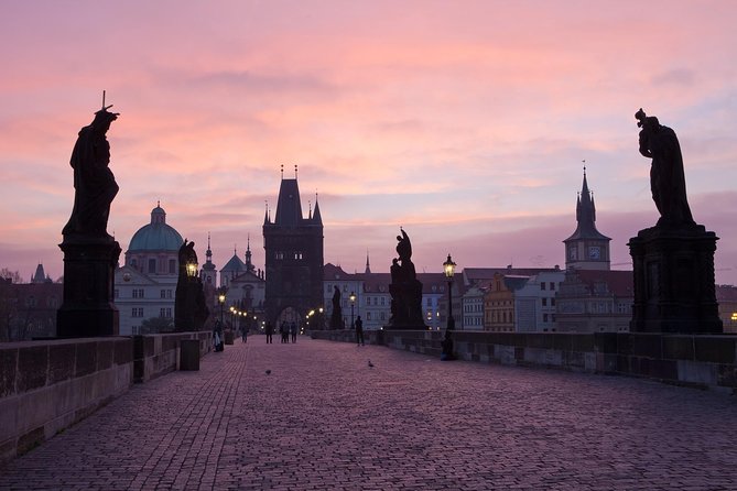Private & Personalized Prague Night Tour with a Local Guide - Castle-side views: the calm start near the skyline