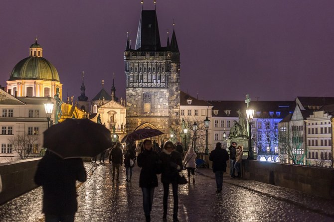 Private & Personalized Prague Night Tour with a Local Guide - Charles Bridge at night: statues, romance, and a final story