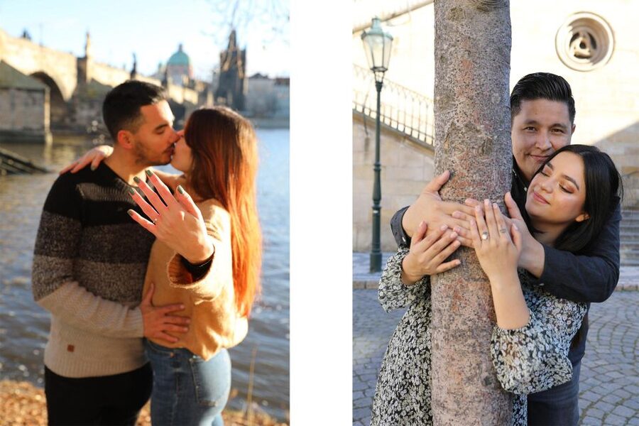 Professional photoshoot at Charles Bridge & Kampa island - 15 or 30 minutes: what you get from each option
