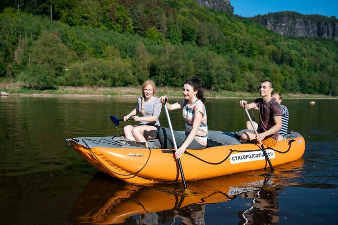 Rafting from Děčín to Bad Schandau and back on bikes - Pace and Fitness: Moderate Effort, Not a Grind