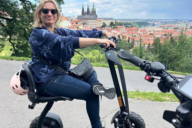 Scooter tours to Prague Castle and views. - Stop by Stop: Vltava Bays, Charles Bridge, and Letná Park Views