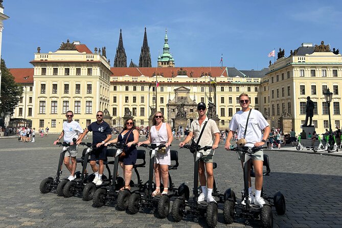 Scooter tours to Prague Castle and views. - Prague Castle Square Panoramas Without Entering the Complex