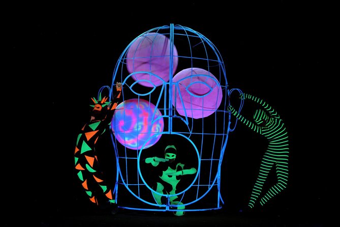 Skip the Line: WOW Show Black Light Theater in Prague Ticket - 4D Effects You Can See, Hear, and Feel