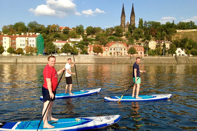 Stand-Up Paddleboarding on the Vltava River in Prague - Group Size and the Feel on the Water