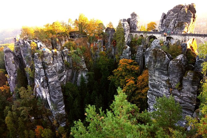 Terezin & Bohemian Switzerland from Prague: Bastei, Narnia & Café - Bohemian Switzerland: Tisá sandstone walls and the Narnia-style walk