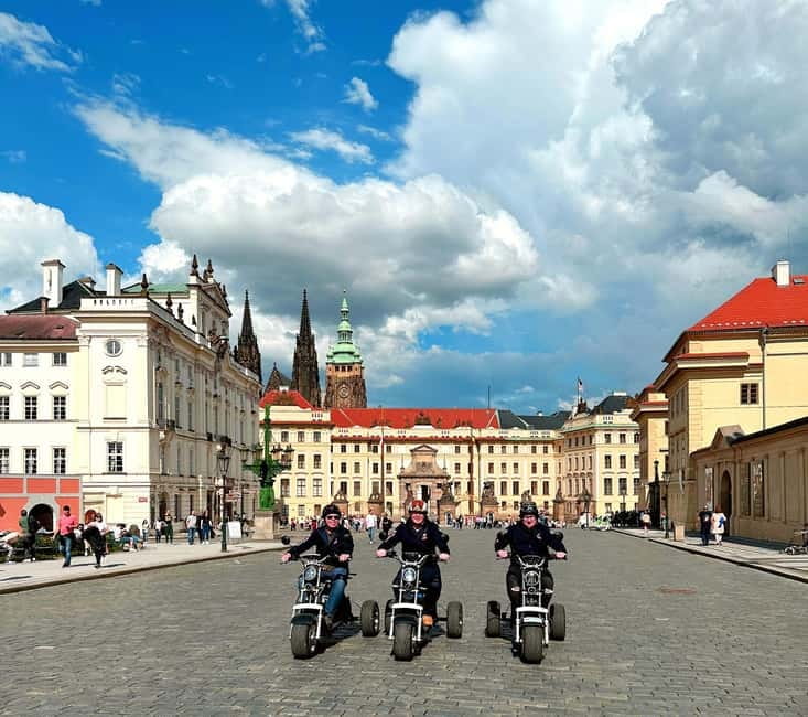 The best Trike Bike Prague city tour - Meet at Maltézské náměstí, then get set up right