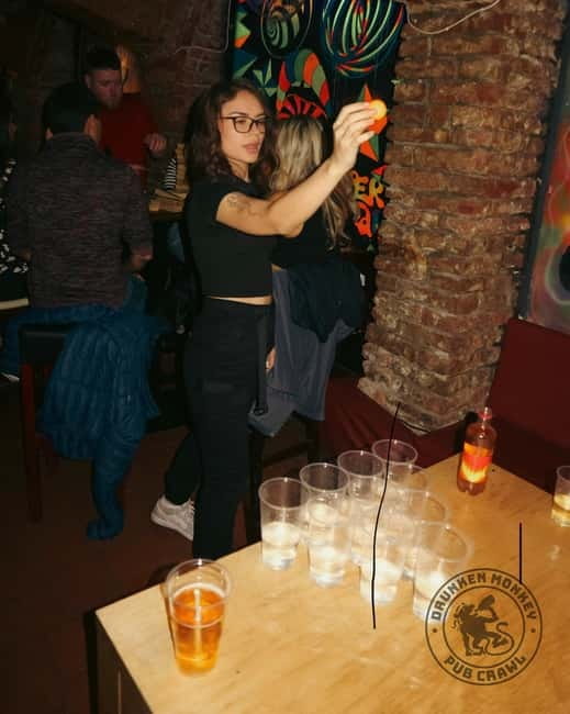 Ultimate Unlimited Beer Pong with Czech Beer - Sports screens, food delivery, and making it a full pre-night plan