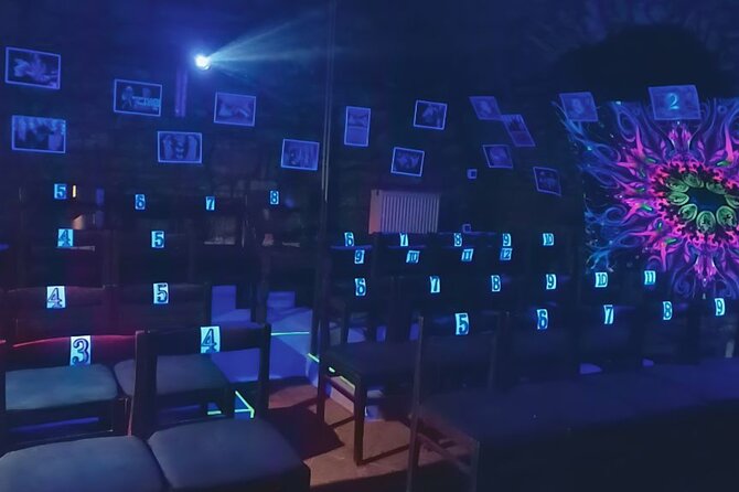 Underground Black Light Theatre Interactive Show in Prague - The love story in dreams: goddess, nightmares, and the fight with stereotypes