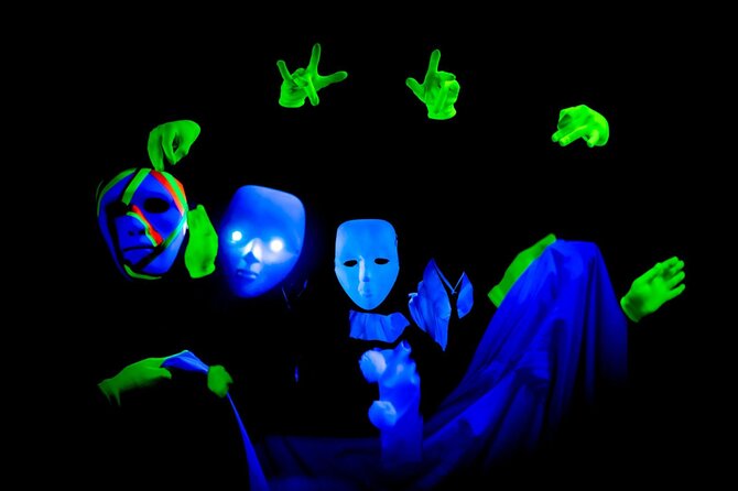 Underground Black Light Theatre Interactive Show in Prague - Comfort, seating, and who should skip it