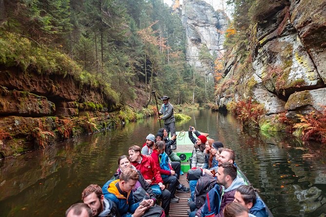 VIP Best Reviews: Bohemian & Saxon Switzerland from Prague - Wild Gorge boat time in the Kamenice River Gorges