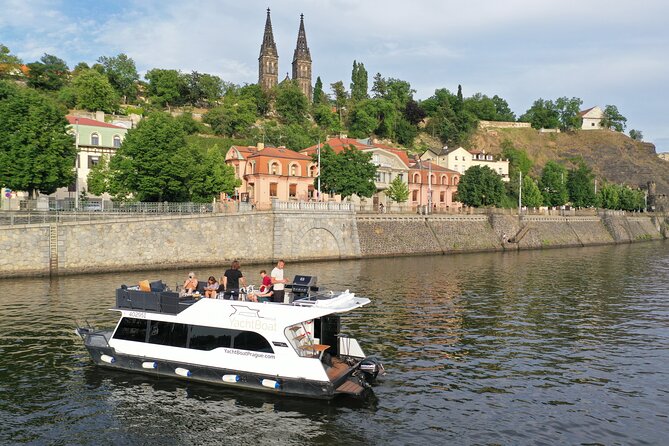 VIP Prague YachtBoat ONE Experience: All-You-Can-Drink - Gas Grill and Bringing Your Own Supplies