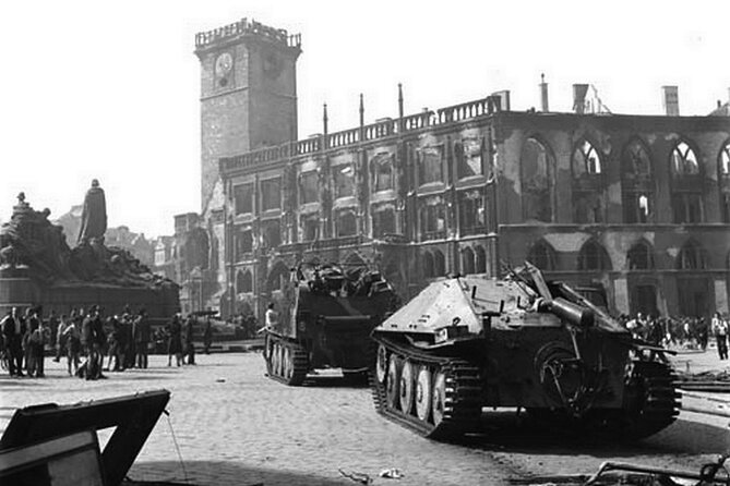 WWII in Prague Tour & The Crypt of Operation Anthropoid - Uprising memorials, a walk past Nazi headquarters, and the Jewish quarter